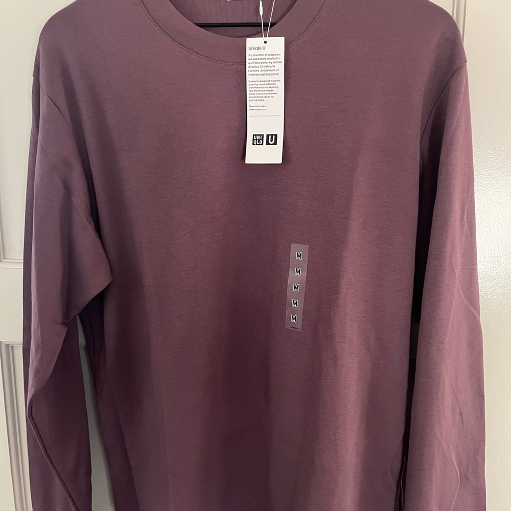 Uniqlo U Lavender Crew Neck Top